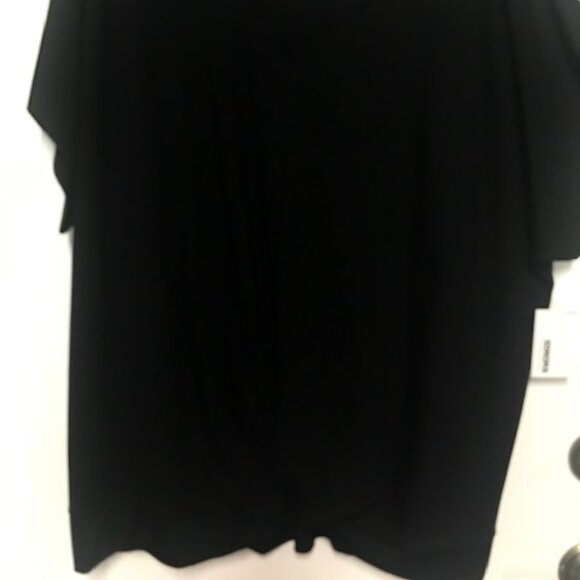 NWT Sonoma Maternity Womens V-Neck Black Pullover. Twisted Knot. Size XXL - Picture 3 of 4